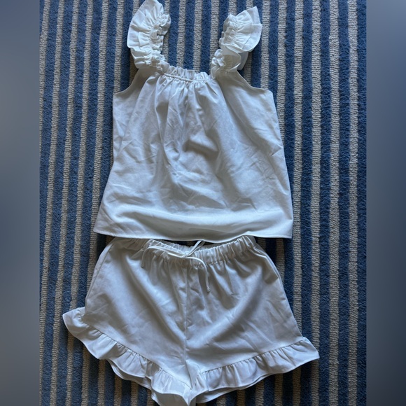 Ruffle short pajama set - Picture 3 of 3